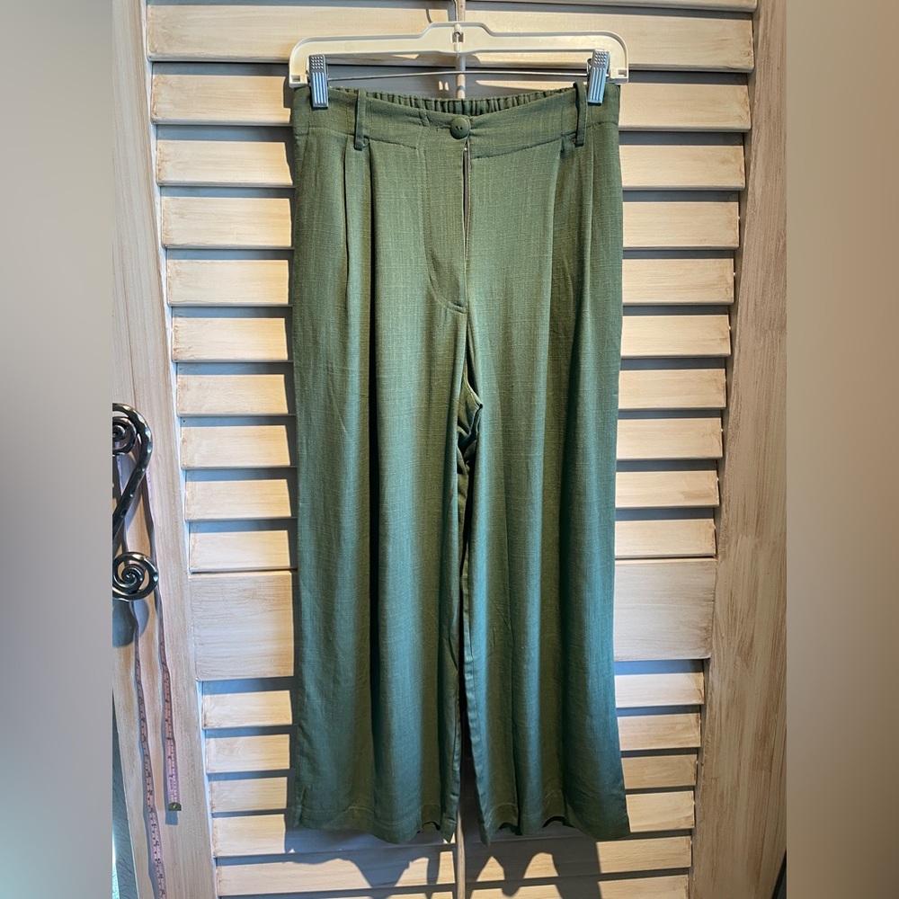 NWT - Aggel Linen Blend Pant - SzS - Picture 3 of 13